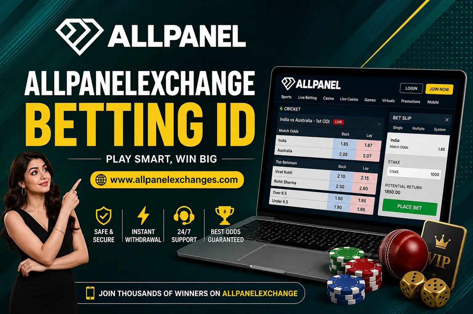 Allpanelexchange betting ID